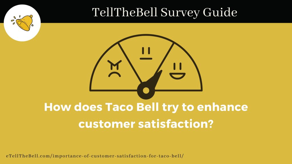 How does Taco Bell try to enhance customer satisfaction