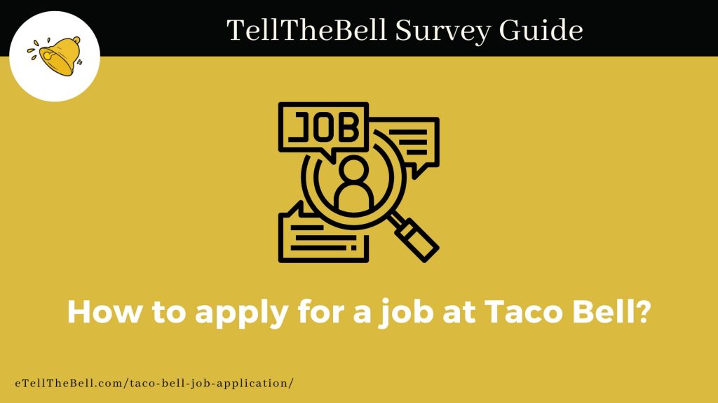 How to apply for a job at Taco Bell