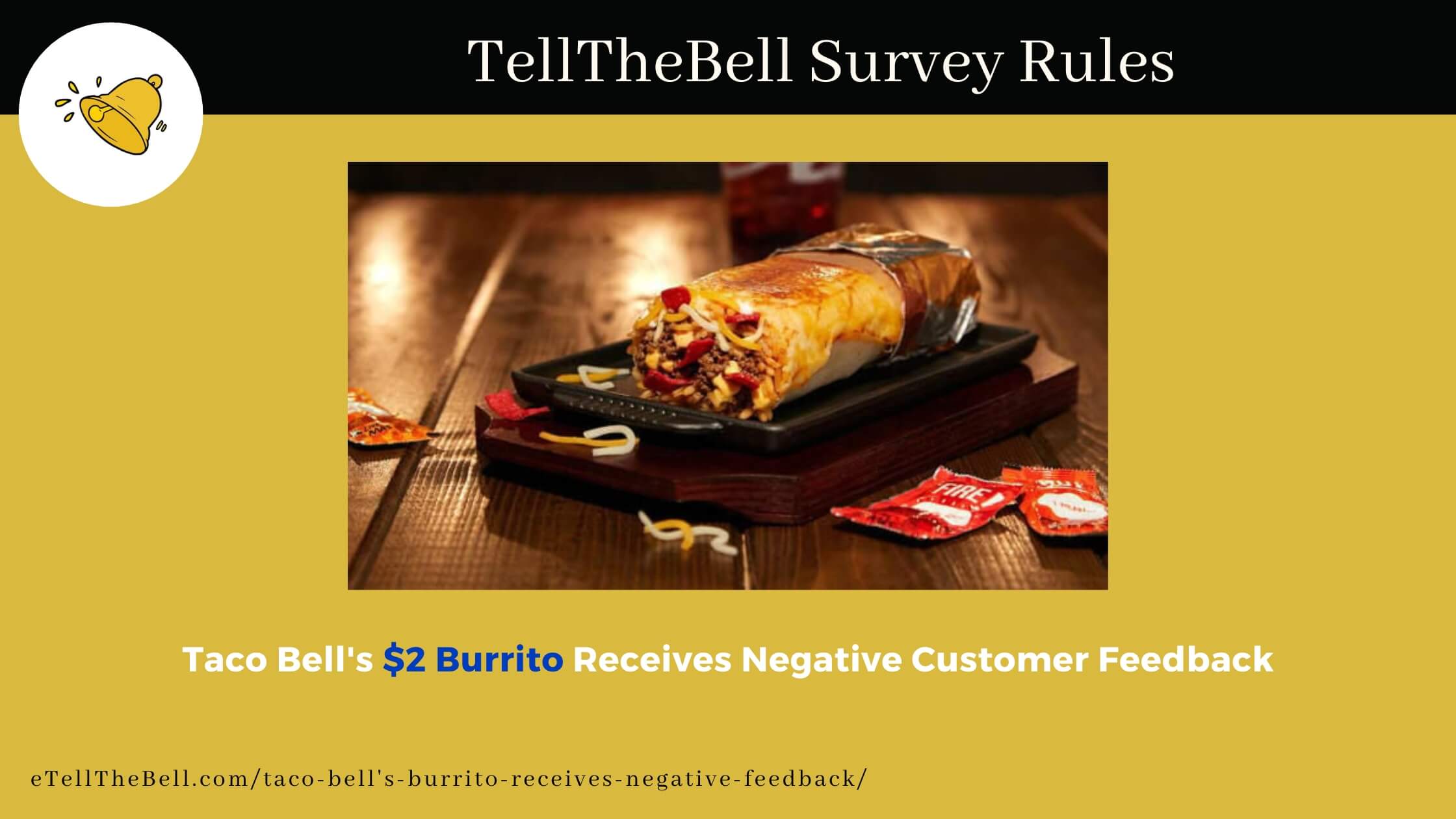 Taco Bell's $2 Burrito Receives Negative Customer Feedback