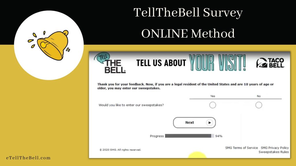 Would you like to enter TellTheBell Sweepstakes
