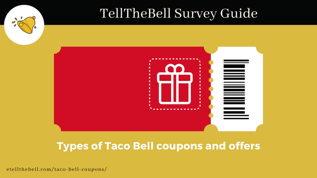 Types of Taco Bell coupons and offers